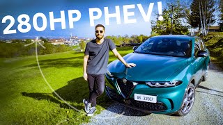 280hp Alfa Romeo Tonale PHEV Review First Drive in Crucial New SUV [upl. by Gabriela]