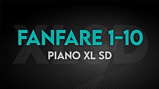 Platinum Piano XL SD Fanfares 110  koolSound [upl. by Eehc]