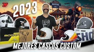 Mejores CASCOS MOTO CUSTOM ¿Cuál escoger TOP 5 🏍️🔥 [upl. by Roberto716]