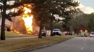 Watch Live 5 injured in natural gas line explosion in northwest Harris County [upl. by Ades]