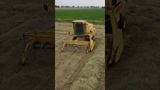 New Holland Clayson 8050 😎 Grass seed harvest farming tractor agro FlyingPixelsPhotography [upl. by Evatsug]