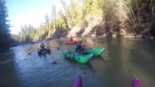 Toutle River Washington 1800cfs Flip [upl. by Notnef230]