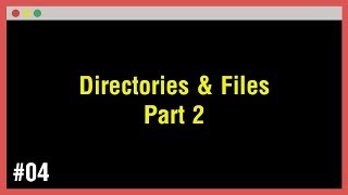 Arabic Learn Command Line 04  Directories And Files Part 2 [upl. by Stanley]