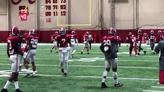 JUCO transfer Saivion Smith first Alabama practice [upl. by Elpmid]