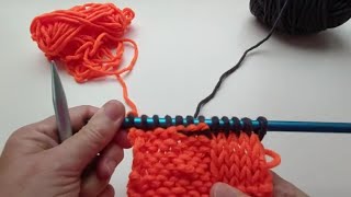 Tutorial Nieuwe draad aanhechten Join in new yarn [upl. by Nivri]