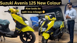 2025 Suzuki Avenis 125 New colour  Full Detailed review  Better than tvs Ntorq [upl. by Popelka270]