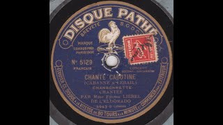 Emma Liebel quot chante cabotine quot 1922 [upl. by Tessi]