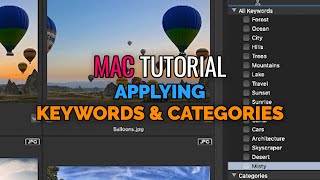 Applying Keywords amp Categories in ACDSee Mac  Tutorial [upl. by Chu]