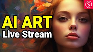 AI ART Live Stream  Join me amp Have Fun [upl. by O'Dell]