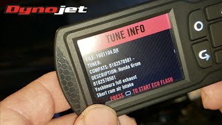 reflashing the Honda Grom ECU with DynoJet Power vision 3  or pv3  PV31601 [upl. by Nanni]