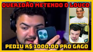 LUQUETA FALANDO QUE O QUERIDÃO PEDIU R 1000 PARA GAGO [upl. by Revolc]