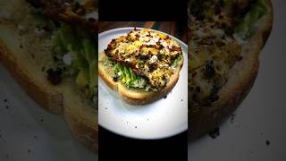 The BEST Pesto Egg Toast shorts cooking recipe [upl. by Nniroc]