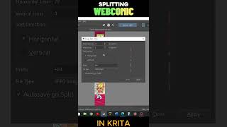 SPLITTIN WEBCOMIC SHORT tutorial designkrita webtoon shorts [upl. by Eiger]