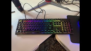 Corsair K60 RGB Pro Gaming Keyboard Sound Test [upl. by Pollie]