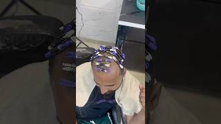 Permanent curly hair perming curly haircutt youtubeshorts sabirsalon hair nowog hairfall [upl. by Airbma]