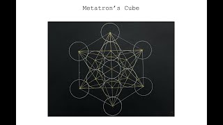 Constructing Metatrons Cube  Sacred Geometry [upl. by Alenoel]