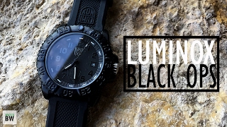 Luminox 3051 Black Ops Tritium Tube Watch [upl. by Weiser]