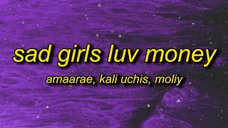 Amaarae  Sad Girlz Luv Money Remix Lyrics ft Kali Uchis Moliy  i really like to party [upl. by Yeaton114]