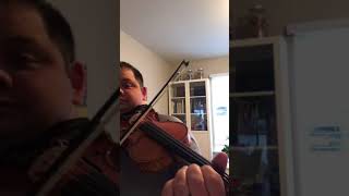 West Virginia Hills  Quick improv jam on Fiddle [upl. by Siger]