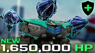 Highest HP Titan In WR History WR Plated Durability Record  16 Million HP  War Robots [upl. by Hutton891]