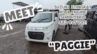 Our next project car quotPaggiequot Suzuki Stingray R06A engine Semi hybrid 4x2 CVT vvti [upl. by Jocelyne]