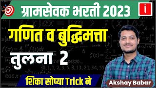 gram sevak bharti 2023  गणित व बुद्धिमत्ता  ग्रामसेवक भरती 2023 syllabus  gramsevak [upl. by Syla43]