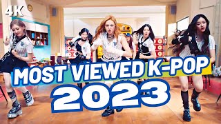 TOP 100 MOST VIEWED KPOP SONGS OF 2023 DECEMBER  WEEK 2 [upl. by Refenej]