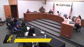 McAllen ISD Regular Board Meeting August 13 2024 [upl. by Symon398]