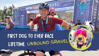 Epic Gravel Race with Luna the Adventure Pup  25 Miles of Fun at LifeTime Unbound Gravel 2024 [upl. by Creight]