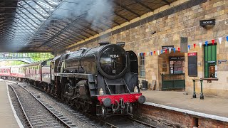 All STEAM at Pickering Station on the North Yorkshire Moors Railway [upl. by Derick]