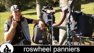 bike pannier bags roswheel review [upl. by Anilosi]