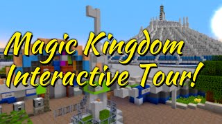 The Magic Kingdom Interactive Tour Minecraft Disney World [upl. by Edelstein]