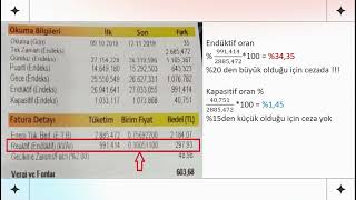 Elektrik Faturası Üzerinden Reaktif Ceza Hesaplama [upl. by Kermy607]