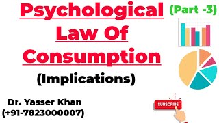 Psychological Law Of Consumption  Implications Of Psychological Law Of Consumption  Consumption [upl. by Sopher]