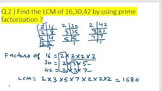 Factorisation By LCM method  Class 6th  Class 5th  LCM  Best Explanation [upl. by Nednil904]