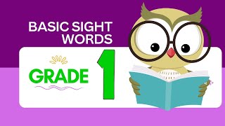 GRADE 1 DOLCH SIGHT WORDS [upl. by Ydiarf239]