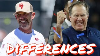 The Differences Between 49ers HC Kyle Shanahan and Bill Belichick [upl. by Sallee]