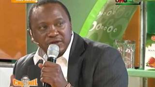 Uhuru Kenyatta on Churchill Live [upl. by Aisatna]