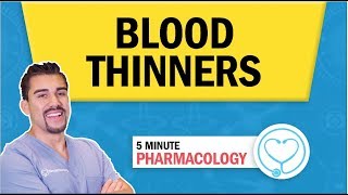 Pharmacology  Anticoagulants amp Antiplatelets blood thinners for nursing RN PN MADE EASY [upl. by Yesnnyl]