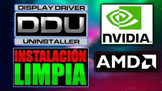 Como INSTALAR drivers CORRECTAMENTE a mi tarjeta grafica  DDU UNISTALLER [upl. by Ellenor]