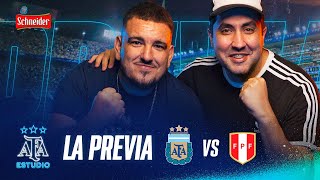 ARGENTINA vs PERÚ en AFA ESTUDIO MUNDIAL con Seba Varela del Río y Sebas Fernández  EN VIVO [upl. by Gascony]