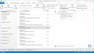 MS Outlook Kalender und Termine in der Aufgabenleiste [upl. by Ytsirhk]