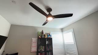 Modern Forms Skylark in a bedroom FRW220254L fandiego bedroomfan ceilingfan modernforms [upl. by Eelaroc143]