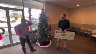 TN Recreation Resources Division official drops off Rogersville Parks 500K check [upl. by Ettezil]