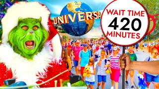 420 MIN GRINCH WAIT at Universal Studios Orlando [upl. by Rivalee]