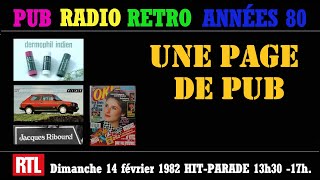 RTL en 1982 PAGE DE PUB DERMOPHIL FIAT 127 RIBOUREL OK MAGAZINE  PUB RADIO RÉTRO [upl. by Meletius]