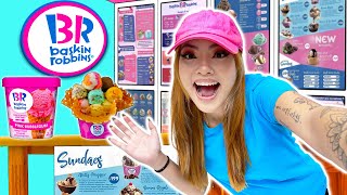 I OPENED A REAL BASKIN ROBBINS IN MY HOUSE  WE BUILD OUR OWN ICE CREAM STORE AT HOME BY SWEEDEE [upl. by Zul]