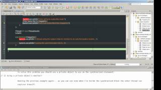 Observer Design Pattern Handling Multithreading part 1 of 2  Example using Java [upl. by Richard]