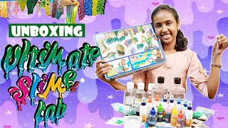 UNBOXING ULTIMATE SLIME LAB  Best Slime Kit  Slime Making  Unboxing Slime Kit  Melissa amp Kevin [upl. by Niamrej]