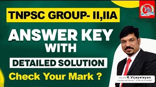 TNPSC GROUP2amp2A ANSWER KEY2024  NR IAS ACADEMY [upl. by Carter]